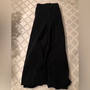 Black capris.  Size 26W.